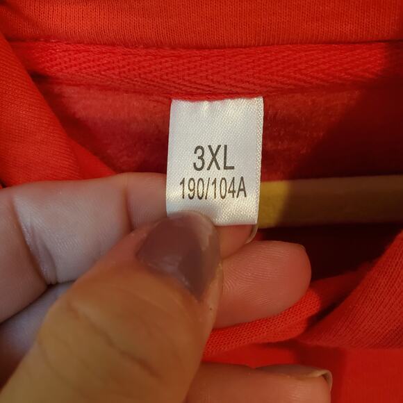 Thunderbolt Locks Hoodie Red Safe Travels Van Life Graphic Pullover Sweatshirt - Picture 4 of 8